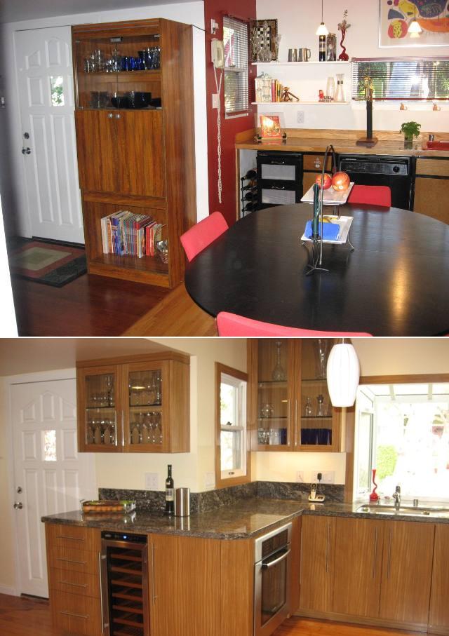 kitchen - North View Before & After